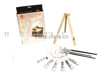Art Set for Painting Include Brush,paint and Easel