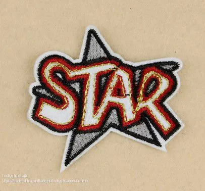 Hot Selling Disney Factory Made Black Tin Button Badge Children Embroidery Badge With Pin photo-4
