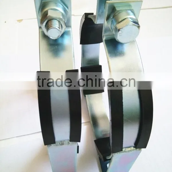 Steel Galvanized Rubber Pipe Saddle Clamp photo-6