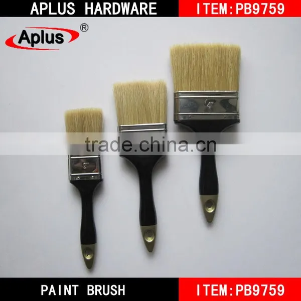 New Design Boar Bristle Paint Brush With Wooden Handle Painting Tools photo-2