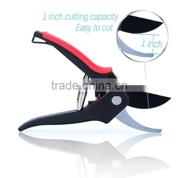 Heavy Duty Garden Pruning Shears,Garden Cliper, Strong Bladed Pruner For Roses, Trees, Shrubs and Hedges, Premium Pruner for Lon photo-2