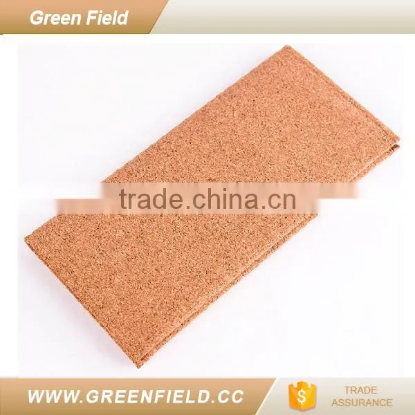 Green Field Natural Vegan Cork Fabric Wallet Purse Card Holder photo-3