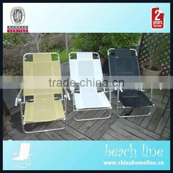 2013 New Design Aluminum Folding Beach Lounge Chair
