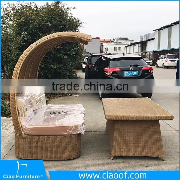 2017 Best Sale Modern Design And Popular Outdoor Sectional Daybed photo-2