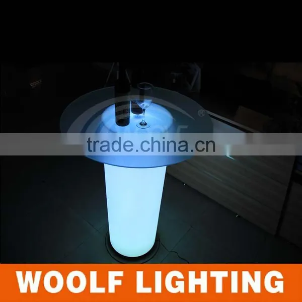 Charming Cylinder Shape LED Color Glow Ice Bucket photo-3