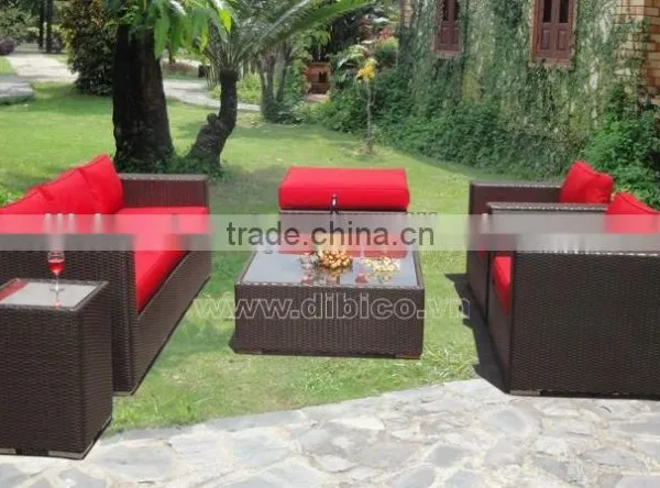 Outdoor Garden Wicker Sofa photo-6