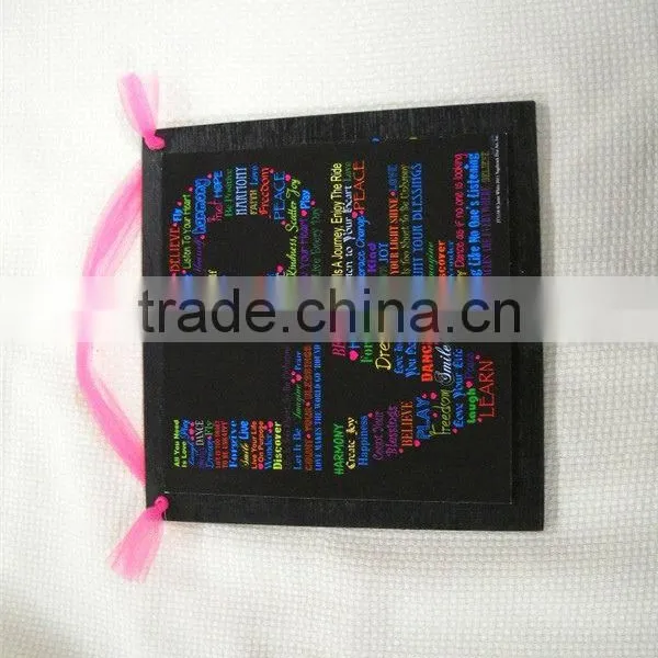 Wooden "LOVE" Sign Colorful