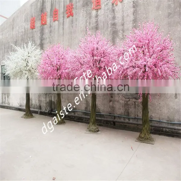 Atificial White Cherry Blossom Flower Tree for Wedding Decoration Fiberglass Trunk photo-6