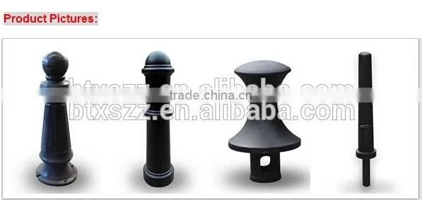 High Quality All Colors Foundry Road Bollard in China,metal Casting Road Bollards photo-6