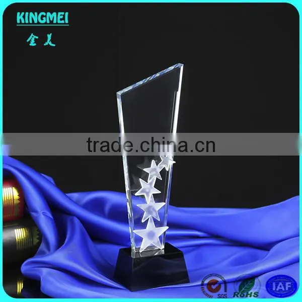 2015 Hot Sale Customized Crystal Trophy Round Diamond Award Glass Trophy Crystal Award Trophy photo-4