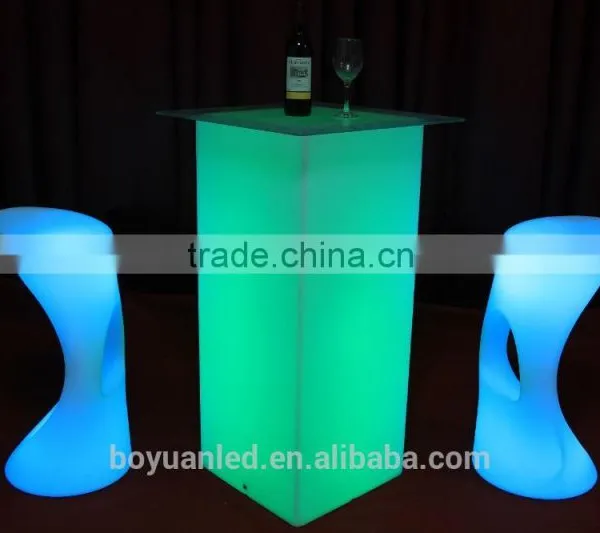 Rechargeable Battery Disco Modern Glowing Furniture With IR Remote Control photo-2