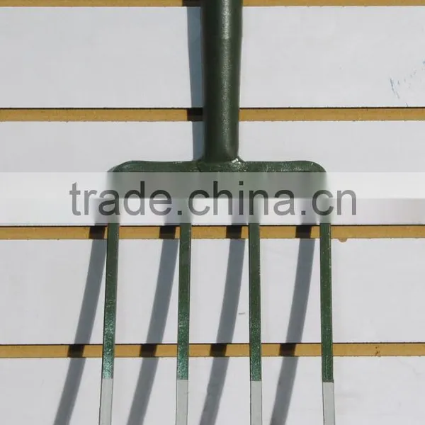 F109&F107&F115KH Steel Material Varnish&Golden&Blue Paint Sprayed Farming Tools&Garden Tools Fork photo-2