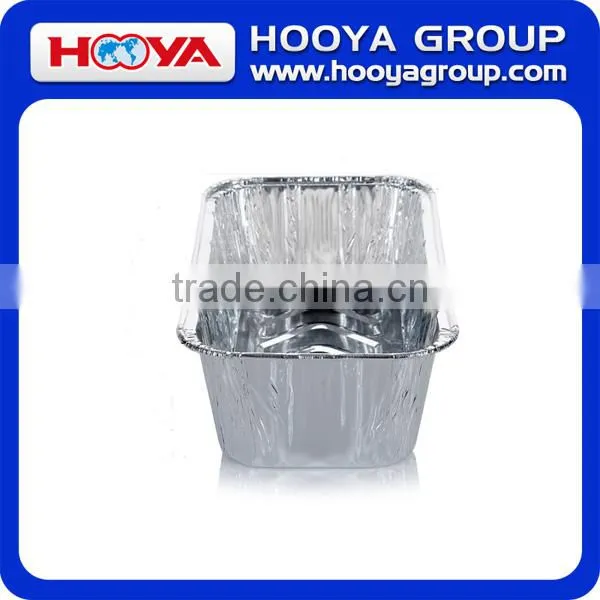 5pcs Square Disposable Aluminum Foil Pans Aluminium Foil Food Contatiner Trays photo-5