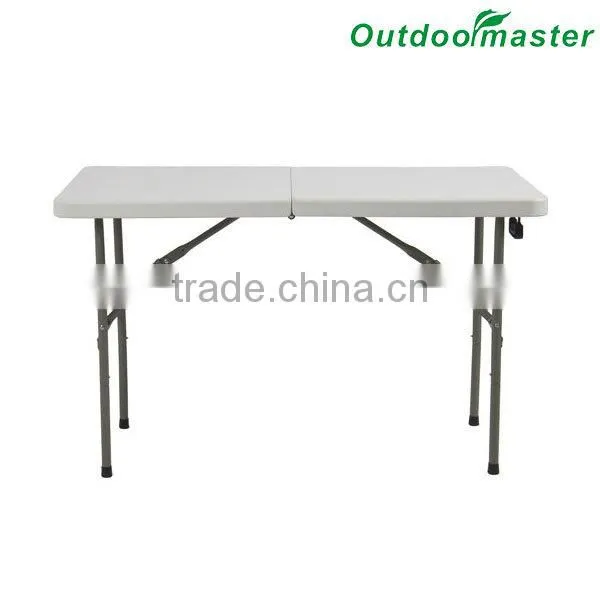 Patio Portable Picnic Cheap White Steel Folding Dining Plastic Table photo-2