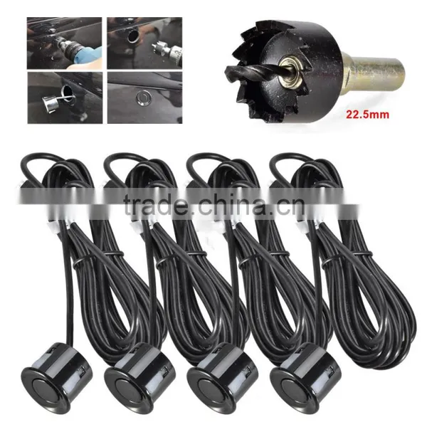 2016 4.3" LCD 4 Parking Sensors Camera Car Rearview Mirror Reverse Radar System photo-3