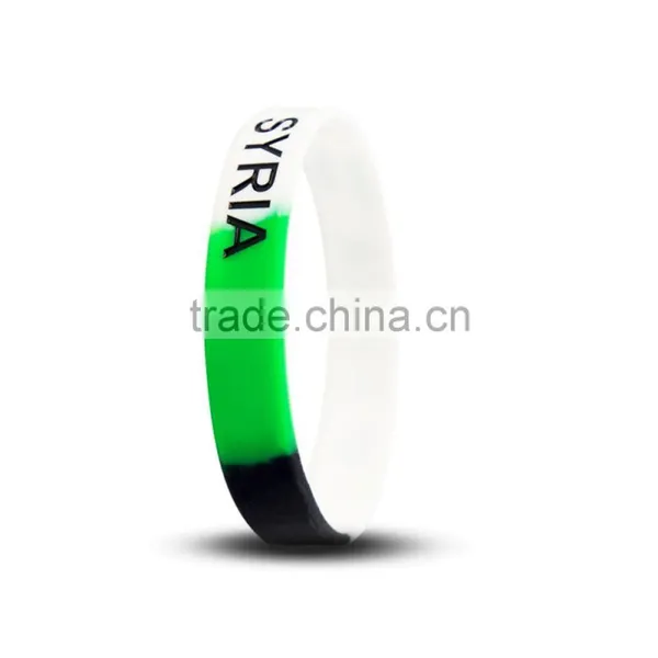 Syria Products/ Bracelet/ Flag Map Wristband/Syria Flag Silicone Bracelet/Free Syria Products photo-4