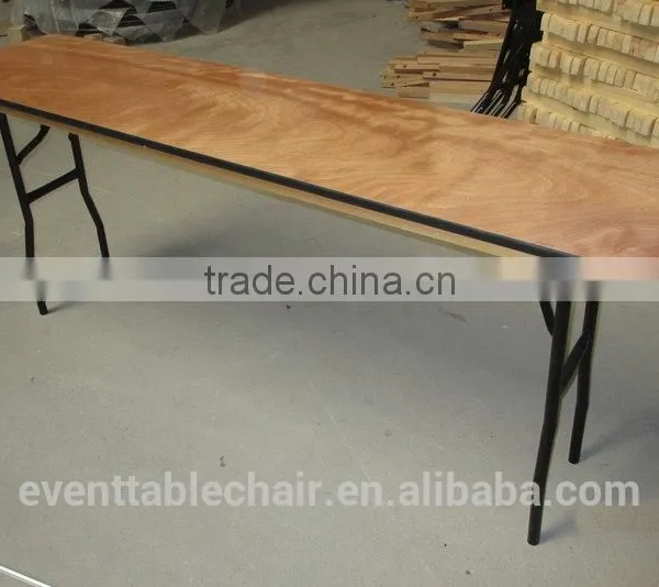 Multfunctional Plywood Banquet Folding Table for Wedding Party Rental photo-5