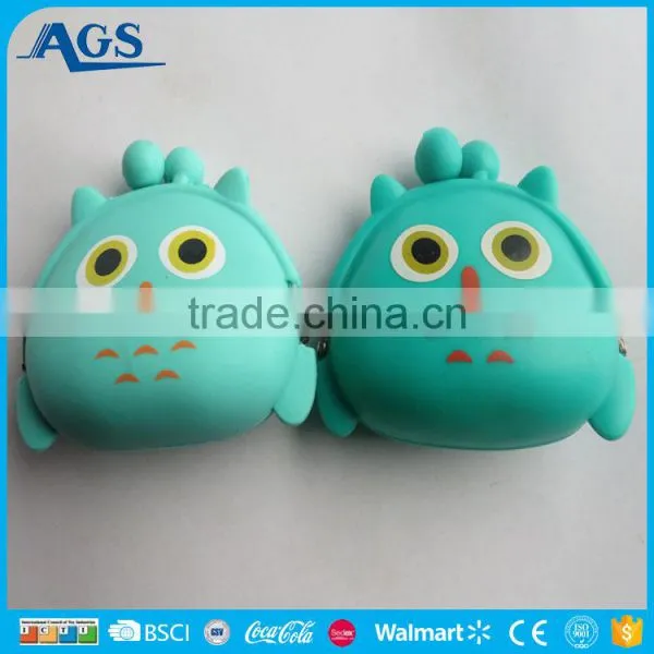 Funny Smiling Face Yellow Round Coin Purse photo-2