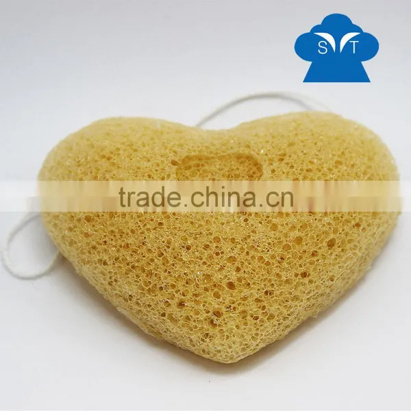 Factory Price Original Material Konjac Puff Cosmetic Sponge With Soap for Face Cleansing photo-4