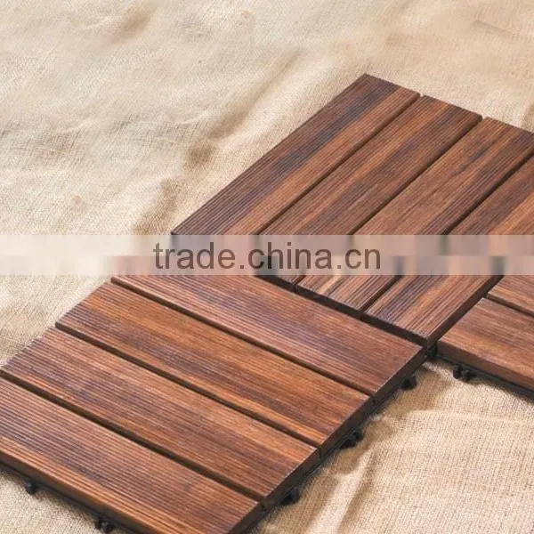Outdoor Strand Woven Decking Tile Unit Dark Carbonized Bamboo Flooring With Matt Finish For Contractor and Wholesaler Dealer photo-3