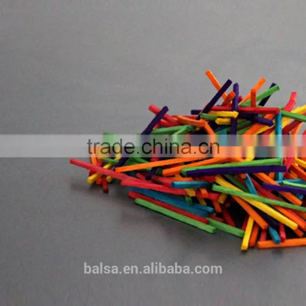 China Manufacturers Custom Coulorful/uncolorful Match Wood Stick for Model