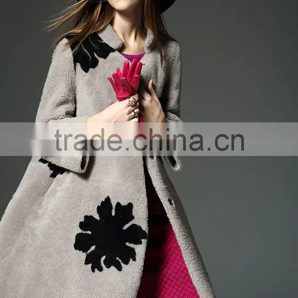 2016 German Style High Quality Windproof Womens Wool Coat photo-2