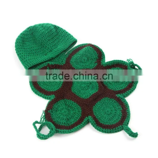 2016 Baby Knit Turtle Set Crochet Costume Newborn Photo Prop photo-4