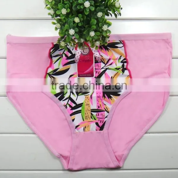 Sexy Mature Women Polyester Panty Fat Woman Panties photo-4