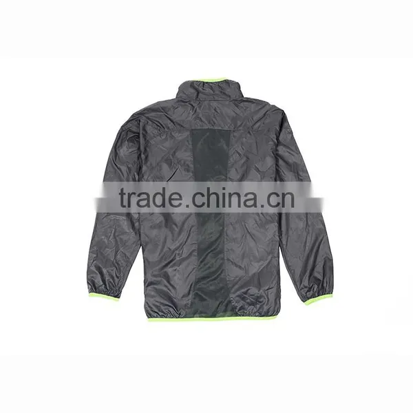New Style Men's Wholesale Breathable Cheap Red Plain Waterproof Windbreaker Jacket photo-4