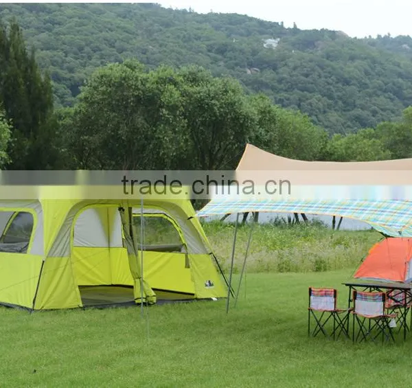T26 Double Awning Oxford Fabric Party Decoration Big Camping Tent for Sale photo-4