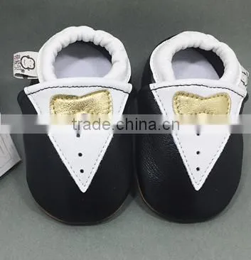 Soft Leather Infant Shoe,rubber Baby Shoes,happy Toddler Boots Leather Baby Shoes 2017 photo-2