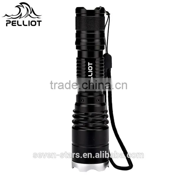 Zoomable Multifunctional Long Lasting Time Tactical Flashlight With Five Stalls photo-2