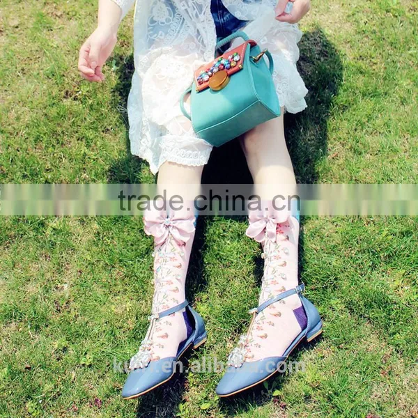 WS-43 Luxury Handmade Crystal Sequins Socks Harajuku Women Wool Warm Ankle Socks Women Wholesales photo-4