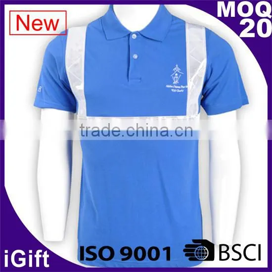 IS09001/BSCI Factory EN471 Reflective Safety Polo Shirt photo-6