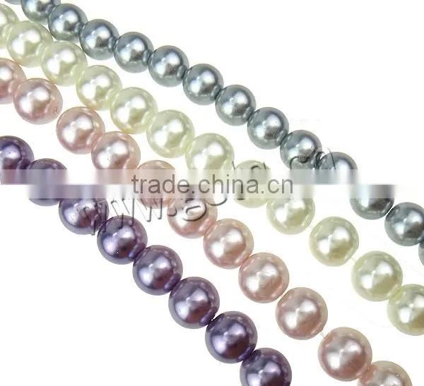Lampwork Glass Pearl Bead Beads Glass Color Combination Glass Beads photo-2