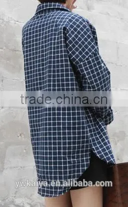 2014 New Design CVC Long and Loosely Casual Sexy Shirt/ Blouse photo-2