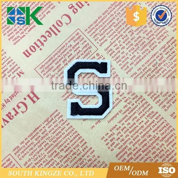 Black Letters A-Z Embroidered Motif Applique Iron On Patches Patch Sew Clothing photo-6