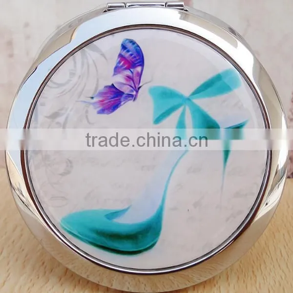 High Heel Shoe Compact Mirror Makeup X2 Magnification,DubaaFashion.com 2015 photo-4