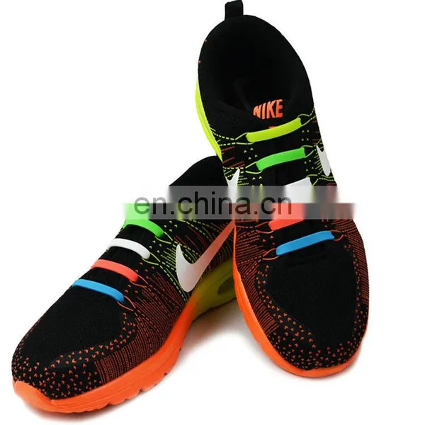 Hot Sale Colorful Silicone Shoelaces