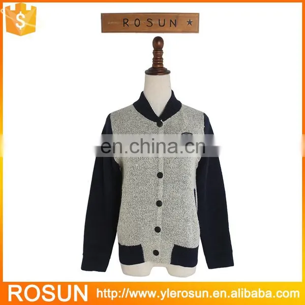 Men 2017 Fashion as Spring Gray Color Knit Cardigan Women Sweater Also Fit for Kid Clothing