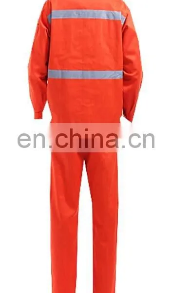 Wholesale Orange Color Labor Uniform / Workwear Uniforms Industrial Uniform of TC photo-2