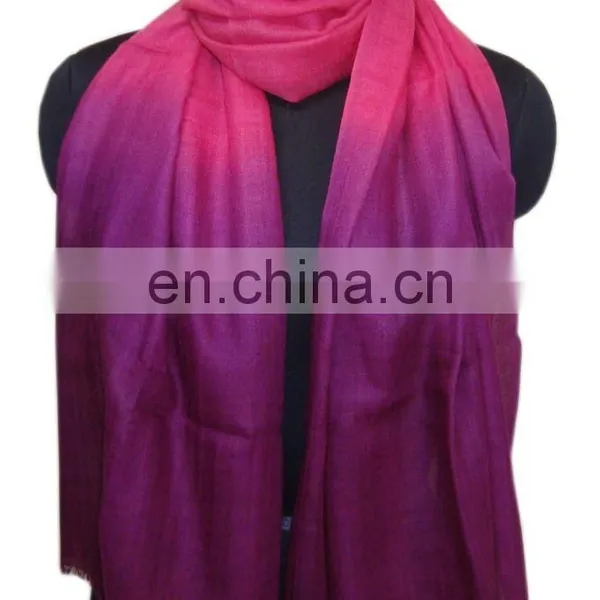90% Pashmina Wool /10% Silk Ombre Shawls Scarves Stoles photo-4