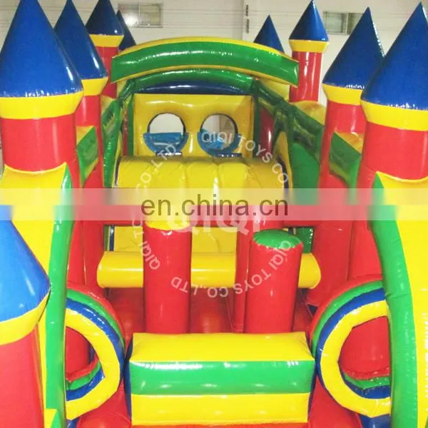Inflatable Bouncy Castle Funny Inflatable Fun City Air Jumping Obstacle photo-6
