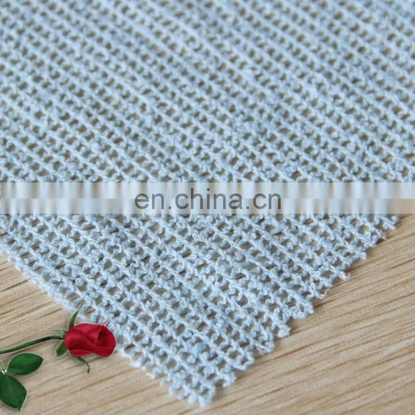 2018 New Style CC-L6202 Fashion Polyerster Ploy Knit Dobby Solid Fabric for Girls