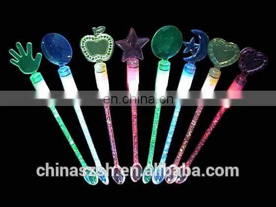 Plastic Glowing Led Cocktail Stirrer photo-2