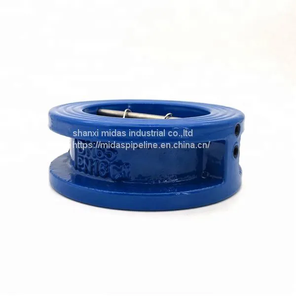DIN Standard Ductile Cast Iron Wafer Silent Check Valve 10 Inch photo-5