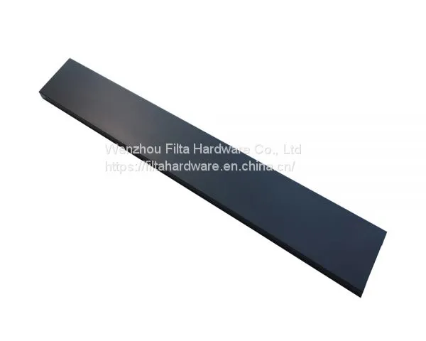 Filta Hardware Furniture Cabinet Drawer Aluminum Anodized Matt Black Pull Handle 4360 photo-3