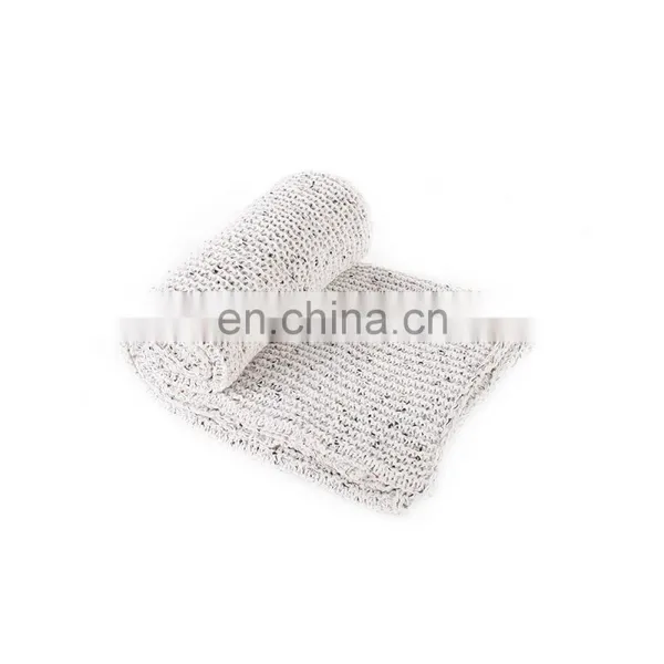 Hot Selling Knit Throw Red Blanket Home Decorative Chenille Blanket 50 x 60 Inch photo-5
