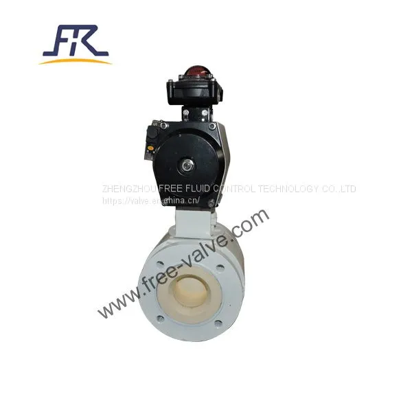 Fully Ceramic -Lined Flow Path Pneumatic Ball Valve photo-4