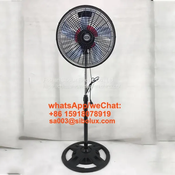 18 Inch Electric Plastic Stand Fan With Triangle Base /Sibolux Standing Fan photo-3